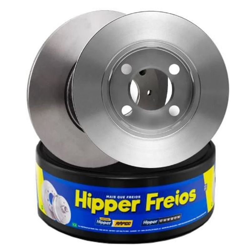 DISCO DE FREIO TRASEIRO SÓLIDO SEM CUBO - HIPPER FREIOS - HF329B